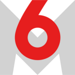 Le logo de M6, un des client d'Agil-IT.