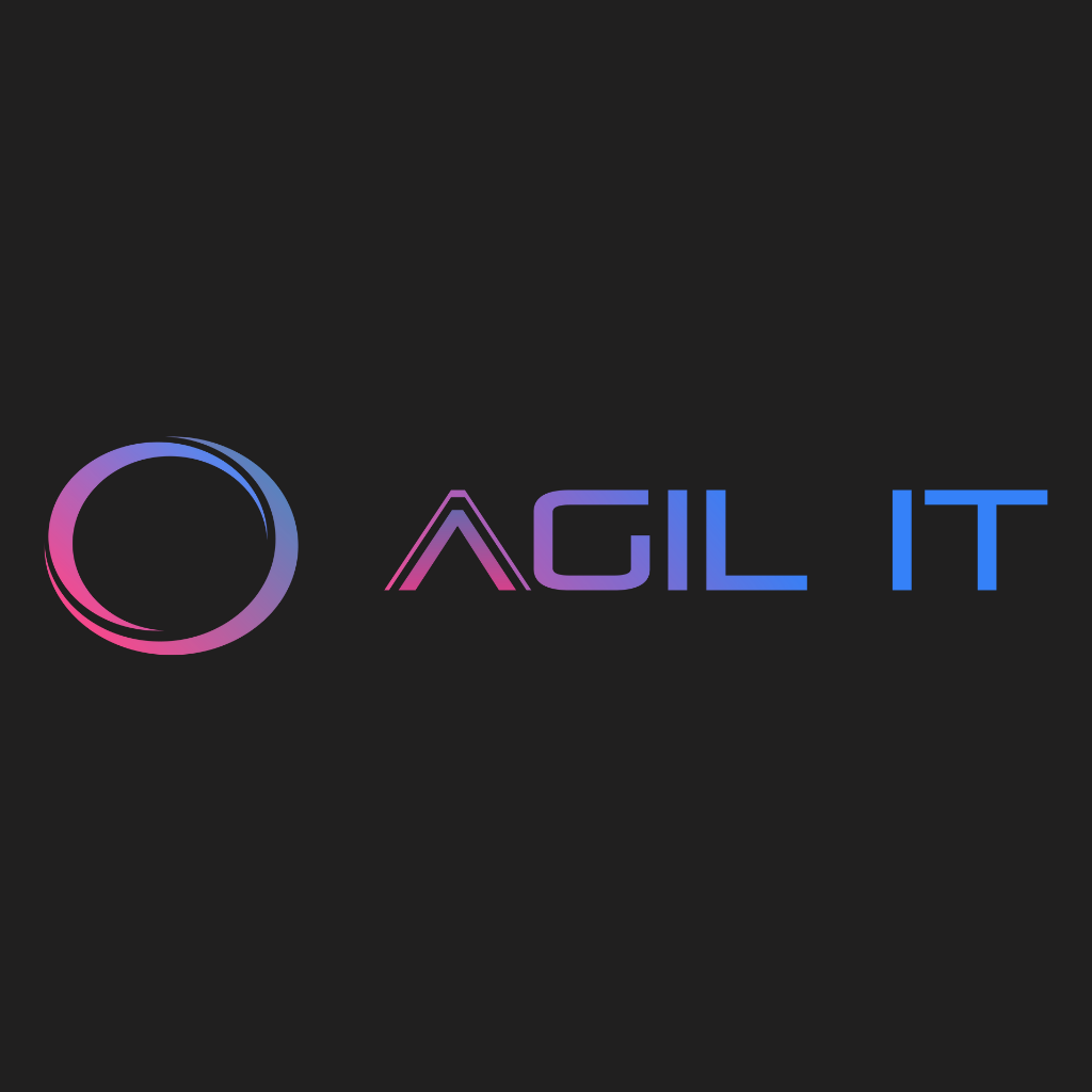Le logo d'Agil-It sur fond noir